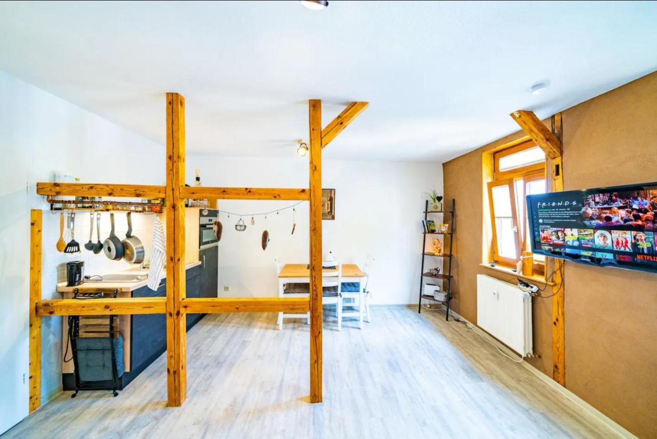 Fewo Janks I 11A-N3 I Apartment In Holz Und Lehm Witzenhausen Bagian luar foto
